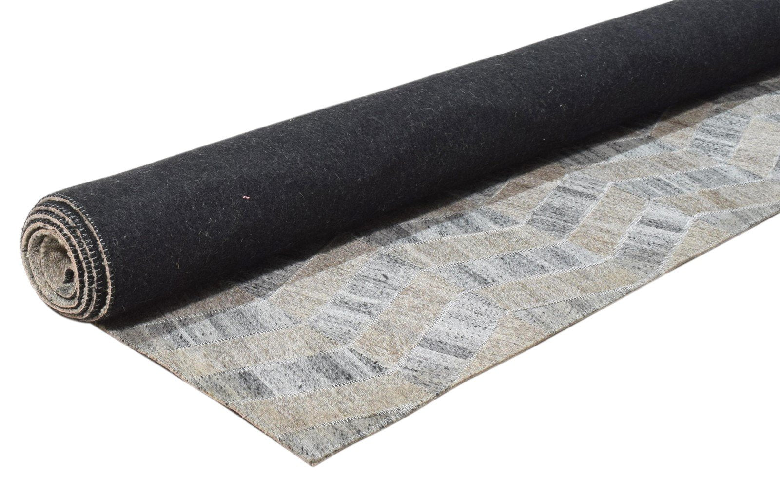 4' X 6' Rug Cotton Grey Modern Hand Woven French Chevron Room Size Carpet 7860685799573