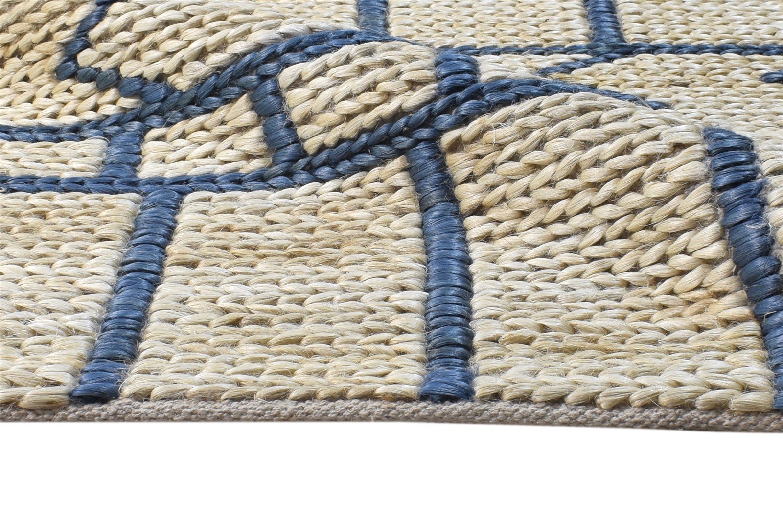 4' X 6' Rug Jute Beige Modern Hand-Hooked Moroccan Modern Room Size Carpet 7865139363989