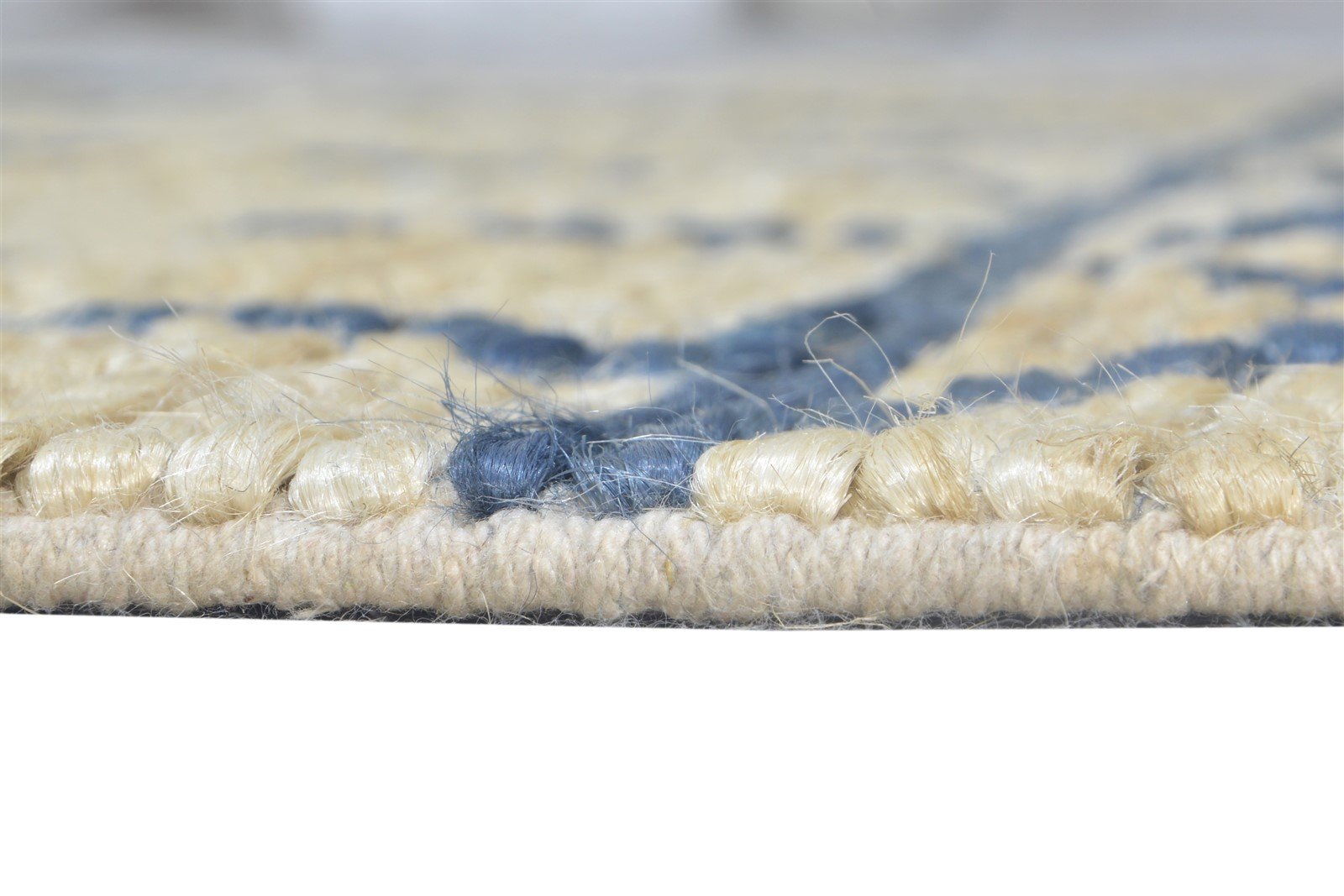 4' X 6' Rug Jute Beige Modern Hand-Hooked Moroccan Modern Room Size Carpet 7865139363989