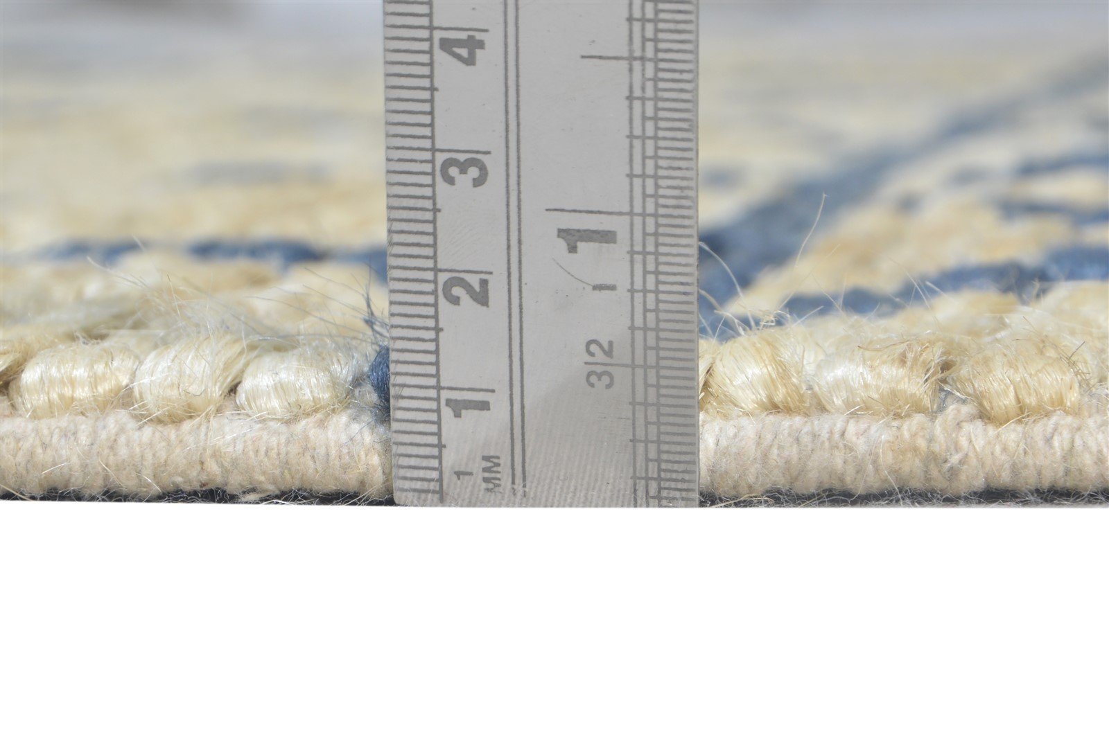 4' X 6' Rug Jute Beige Modern Hand-Hooked Moroccan Modern Room Size Carpet 7865139363989
