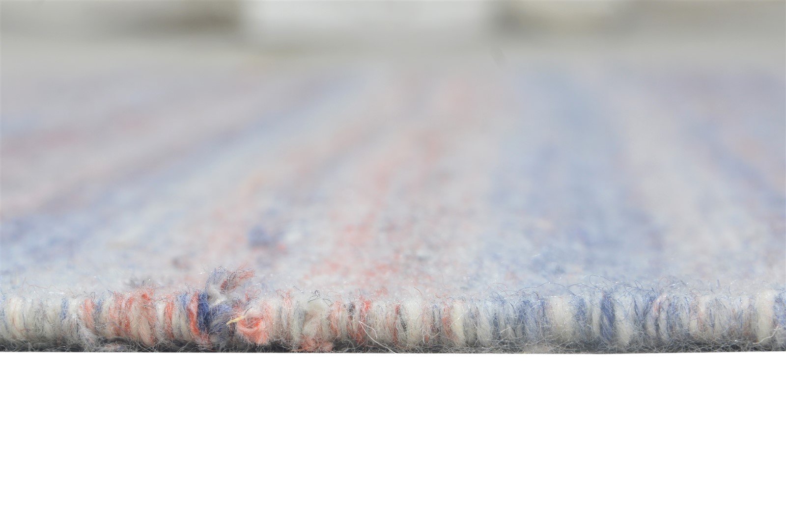 4' X 6' Rug Pet Yarn Purple Modern Flatweave Bohemian Striped Room Size Carpet 7865139921045