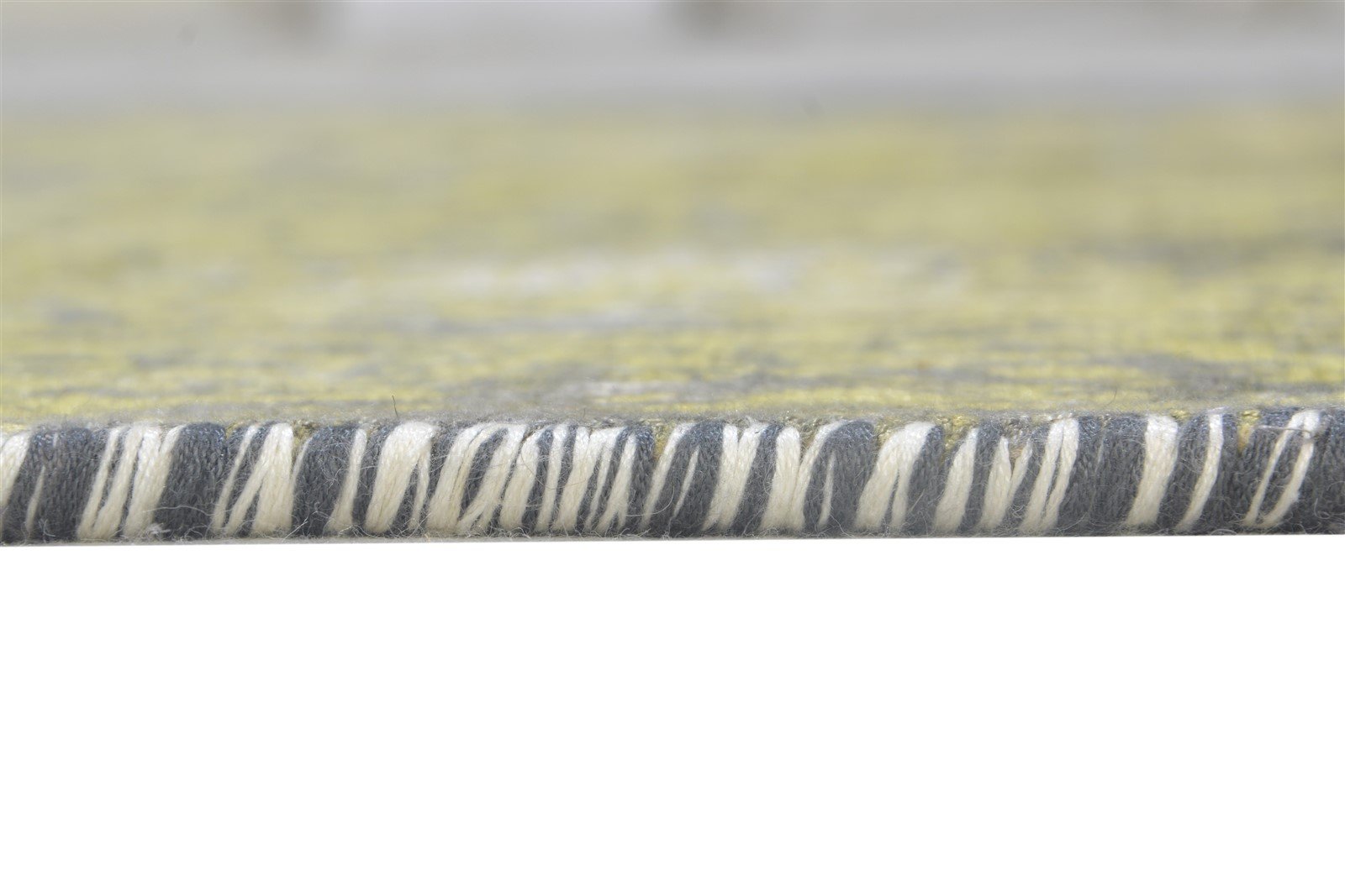 4' X 6' Rug Silk Dark Grey Modern Hand Woven Indian Abstract Room Size Carpet 7864162222229