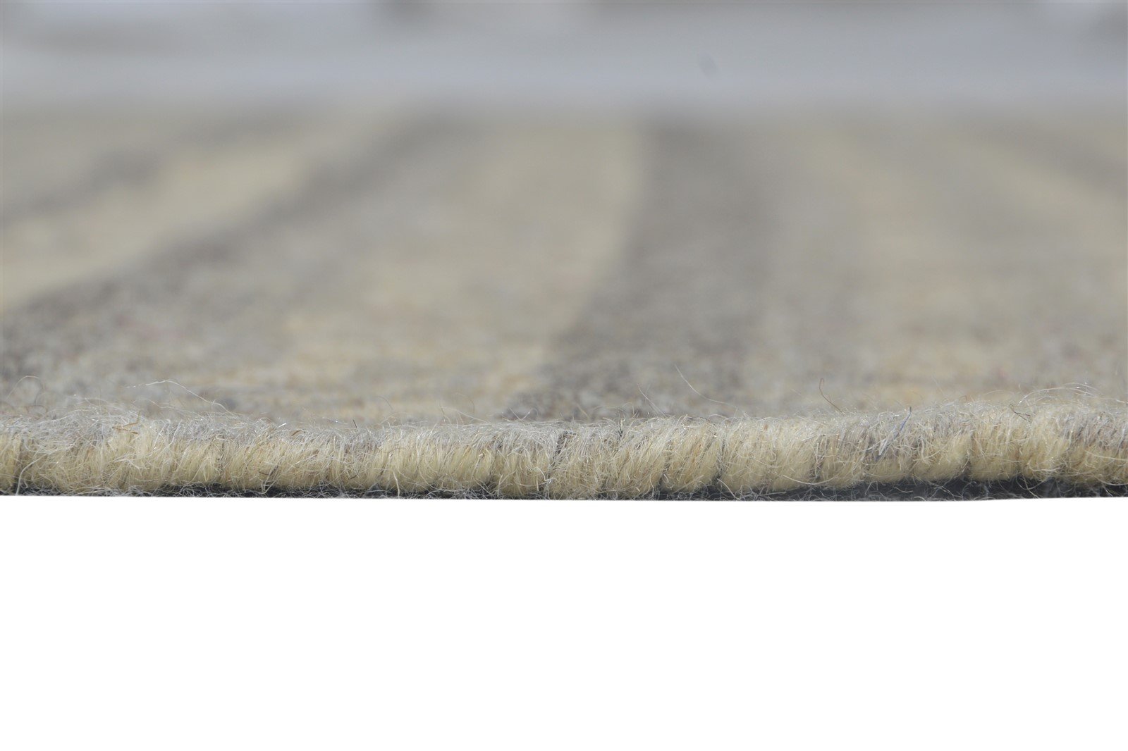 4' X 6' Rug Wool Beige Modern Dhurrie Scandinavian Tribal Room Size Carpet 7864673304725
