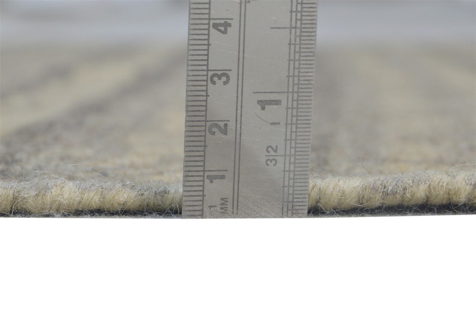 4' X 6' Rug Wool Beige Modern Dhurrie Scandinavian Tribal Room Size Carpet 7864673304725