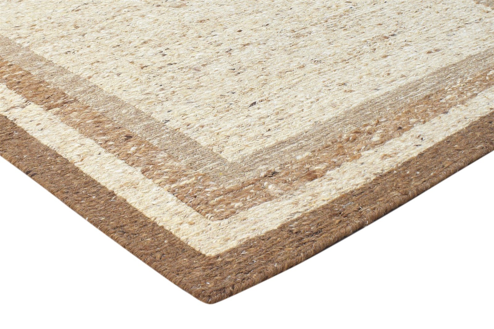 4' X 6' Rug Wool Beige Persian Hand Knotted Gabbeh Bordered Room Size Carpet 7864869060757