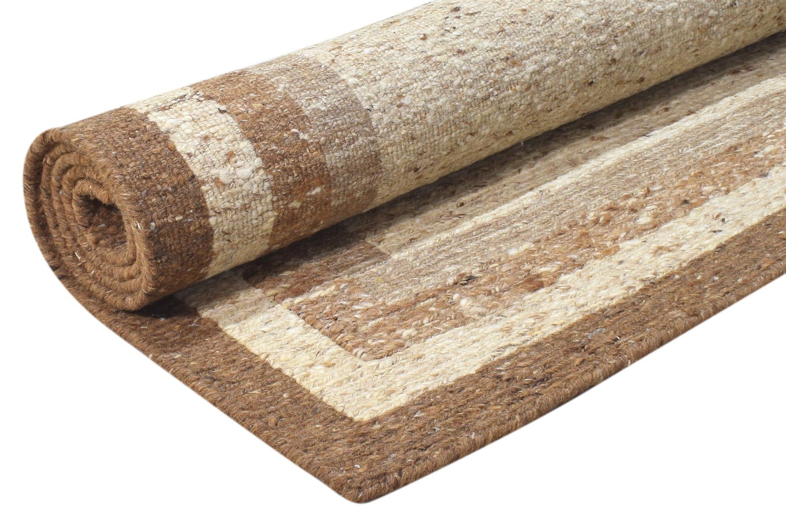 4' X 6' Rug Wool Beige Persian Hand Knotted Gabbeh Bordered Room Size Carpet 7864869060757