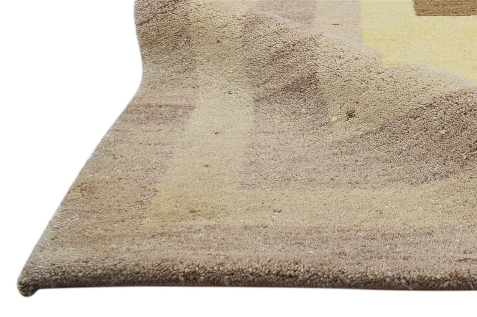 4' X 6' Rug Wool Beige Persian Hand Knotted Gabbeh Bordered Room Size Carpet 7860699889813