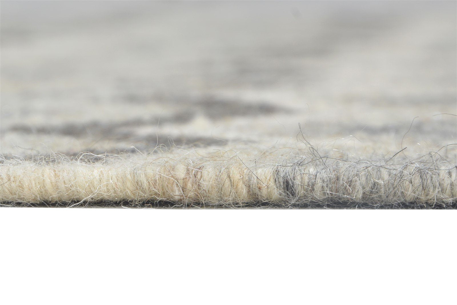 4' X 6' Rug Wool Grey Modern Dhurrie Scandinavian Striped Room Size Carpet 7864990531733