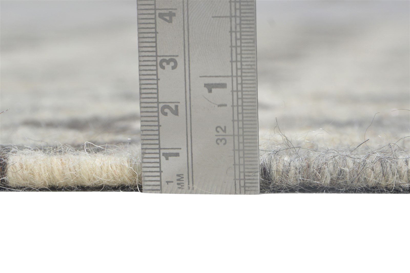 4' X 6' Rug Wool Grey Modern Dhurrie Scandinavian Striped Room Size Carpet 7864990531733