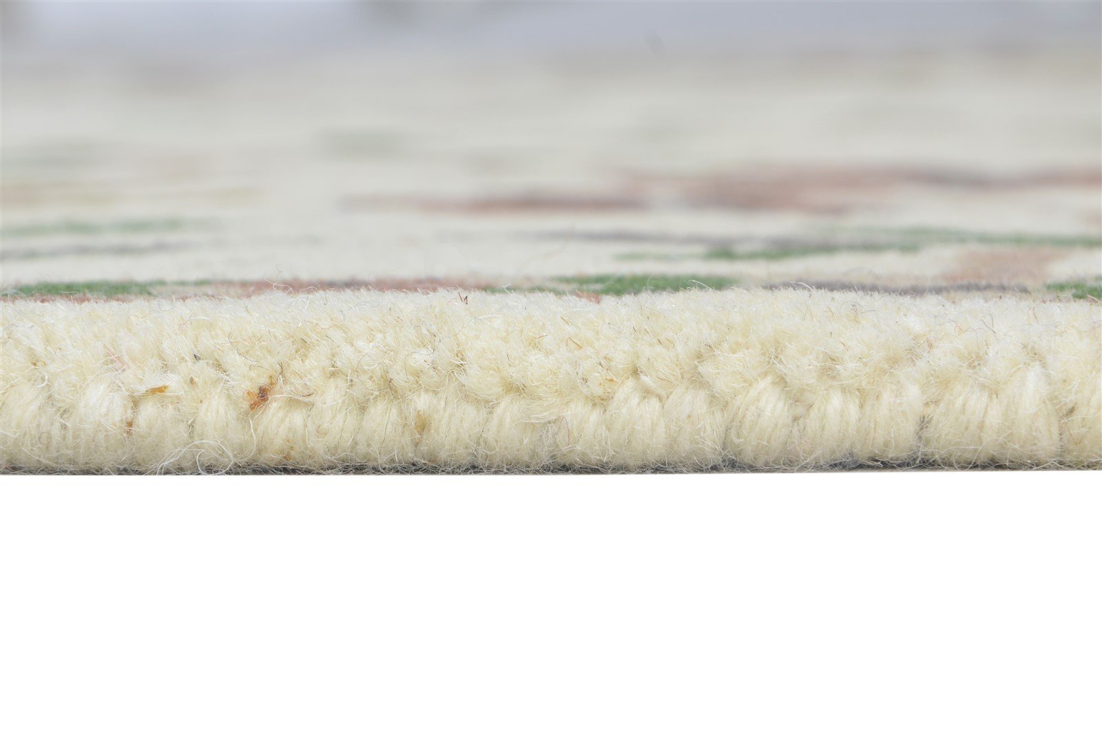 4' X 6' Rug Wool Ivory Modern Hand Tufted French Floral Room Size Carpet 7864994988181