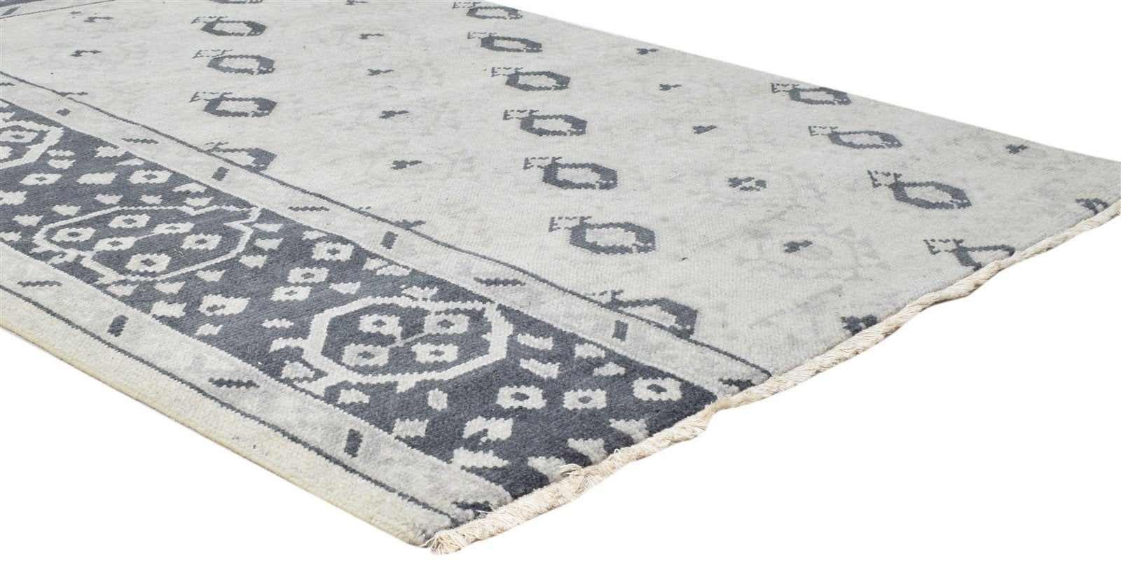 4' X 6' Rug Wool Ivory Persian Hand Knotted Oushak Oriental Room Size Carpet 7860680851605