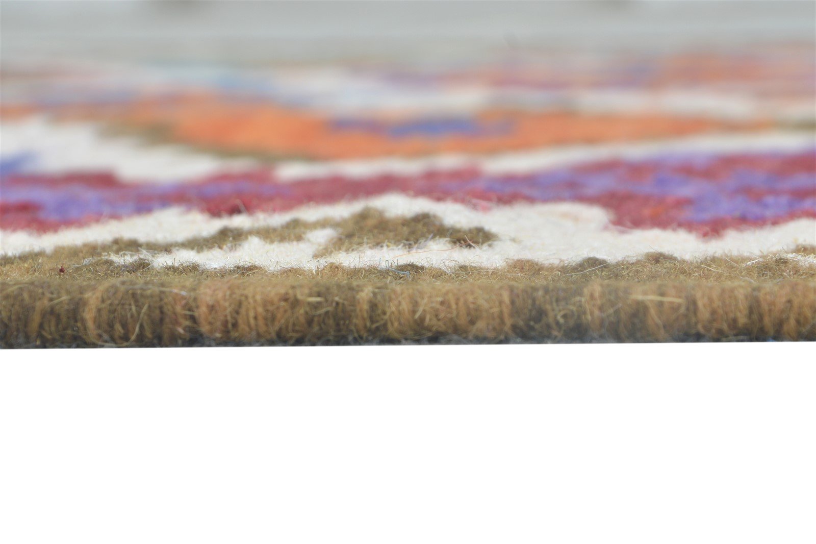 4' X 6' Rug Wool Ivory Southwestern Dhurrie American Tribal Room Size Carpet 7865000853653