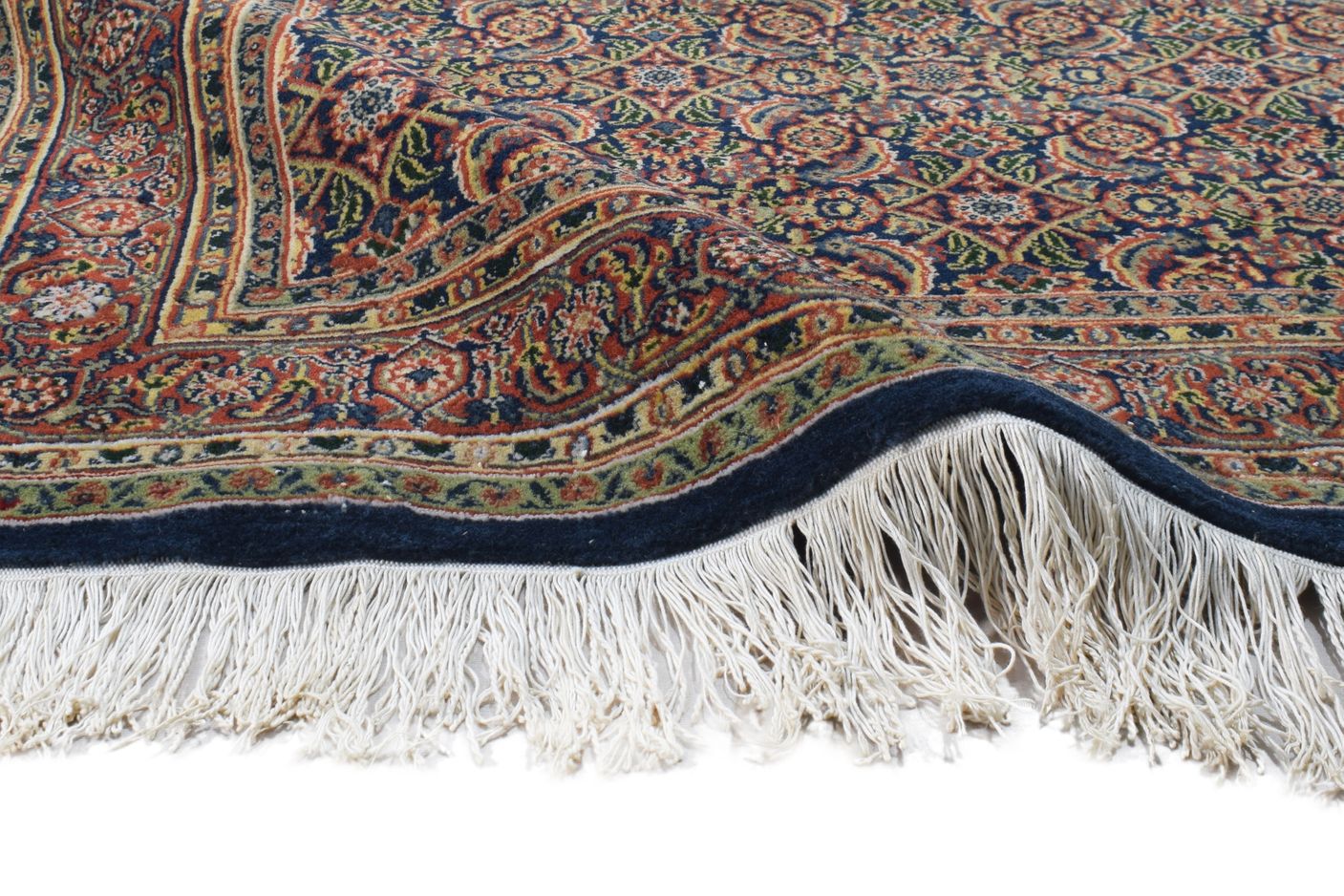 4' X 6' Rug Wool Navy Blue Persian Hand Knotted Bijar Oriental Room Size Carpet 7864666849429