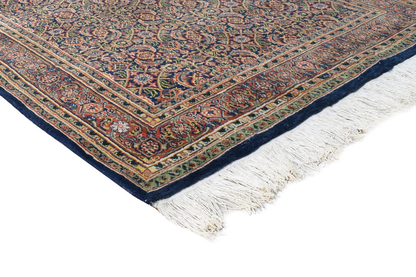 4' X 6' Rug Wool Navy Blue Persian Hand Knotted Bijar Oriental Room Size Carpet 7864666849429