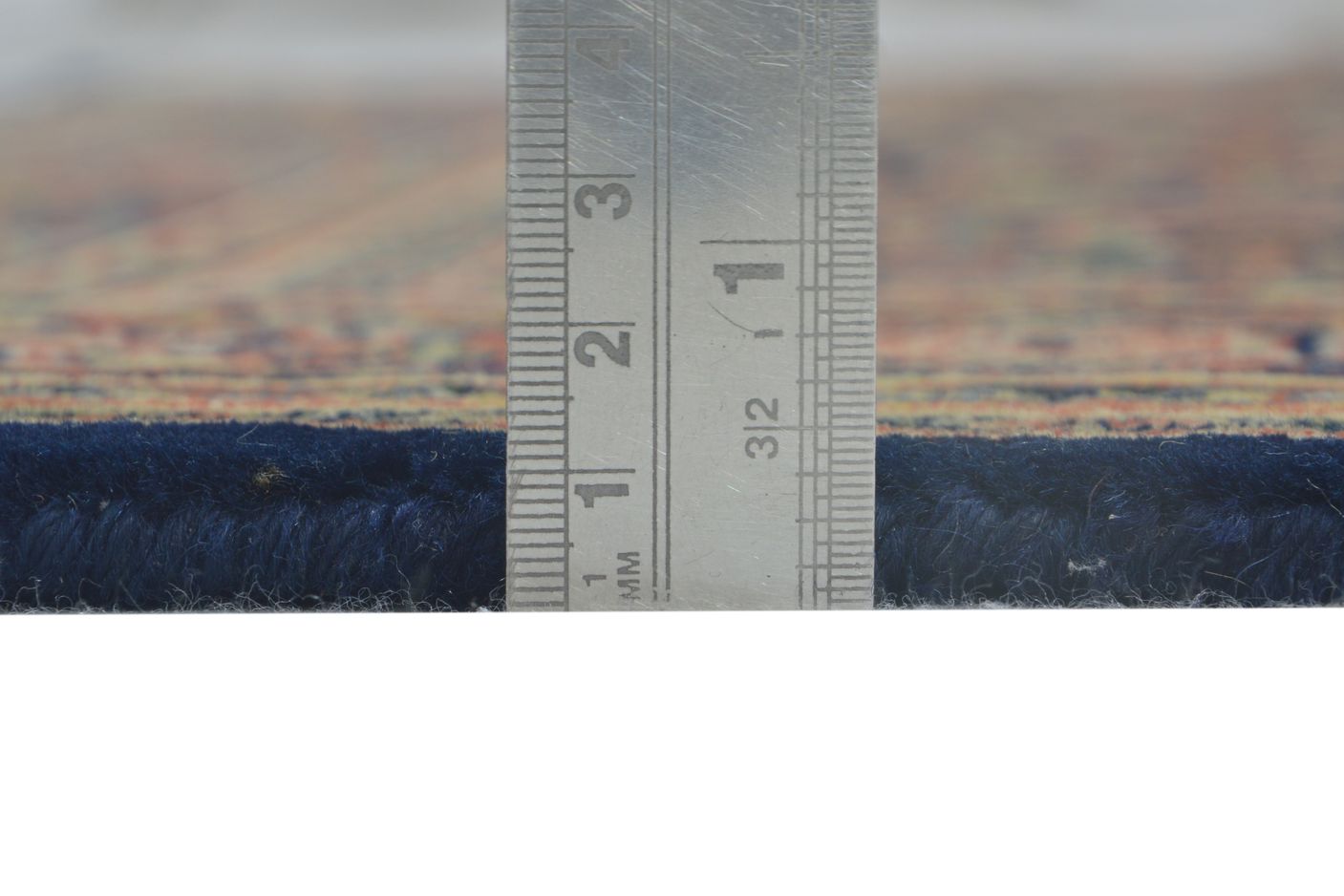 4' X 6' Rug Wool Navy Blue Persian Hand Knotted Bijar Oriental Room Size Carpet 7864666849429