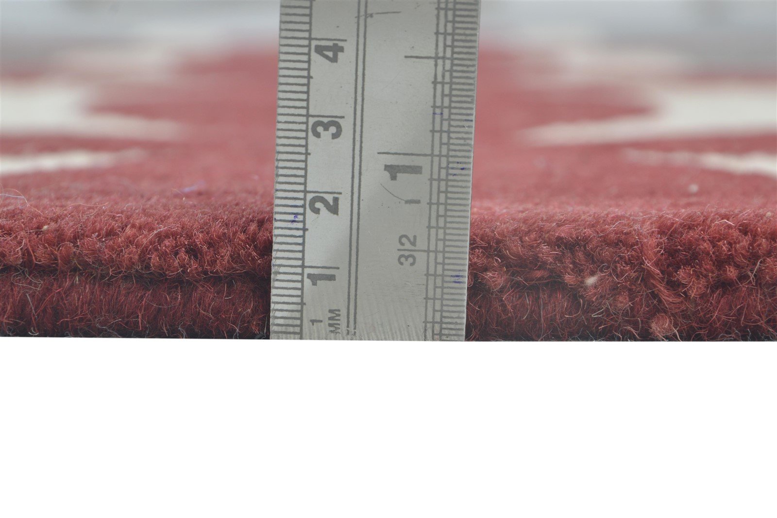 4' X 6' Rug Wool Red Modern Hand Tufted Moroccan Geometric Room Size Carpet 7864304566421