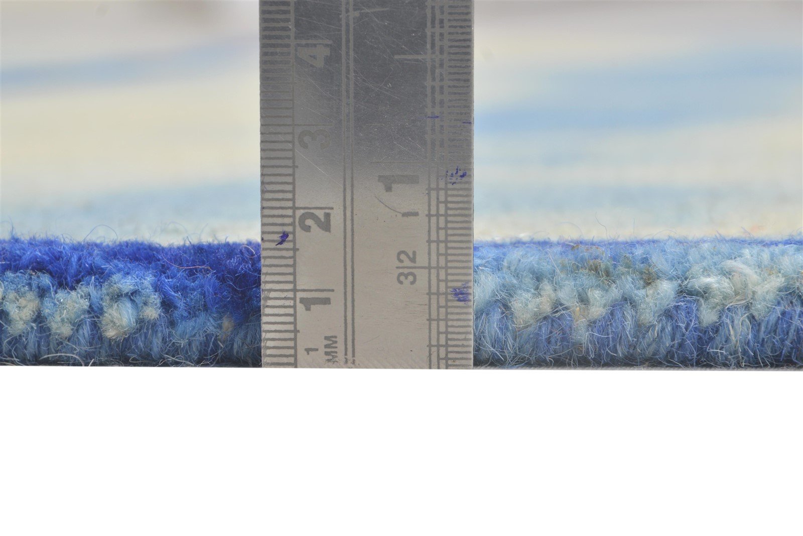 4' X 6' Rug Wool Red Modern Hand Tufted Shibori Tie Dye Room Size Carpet 7864295391381