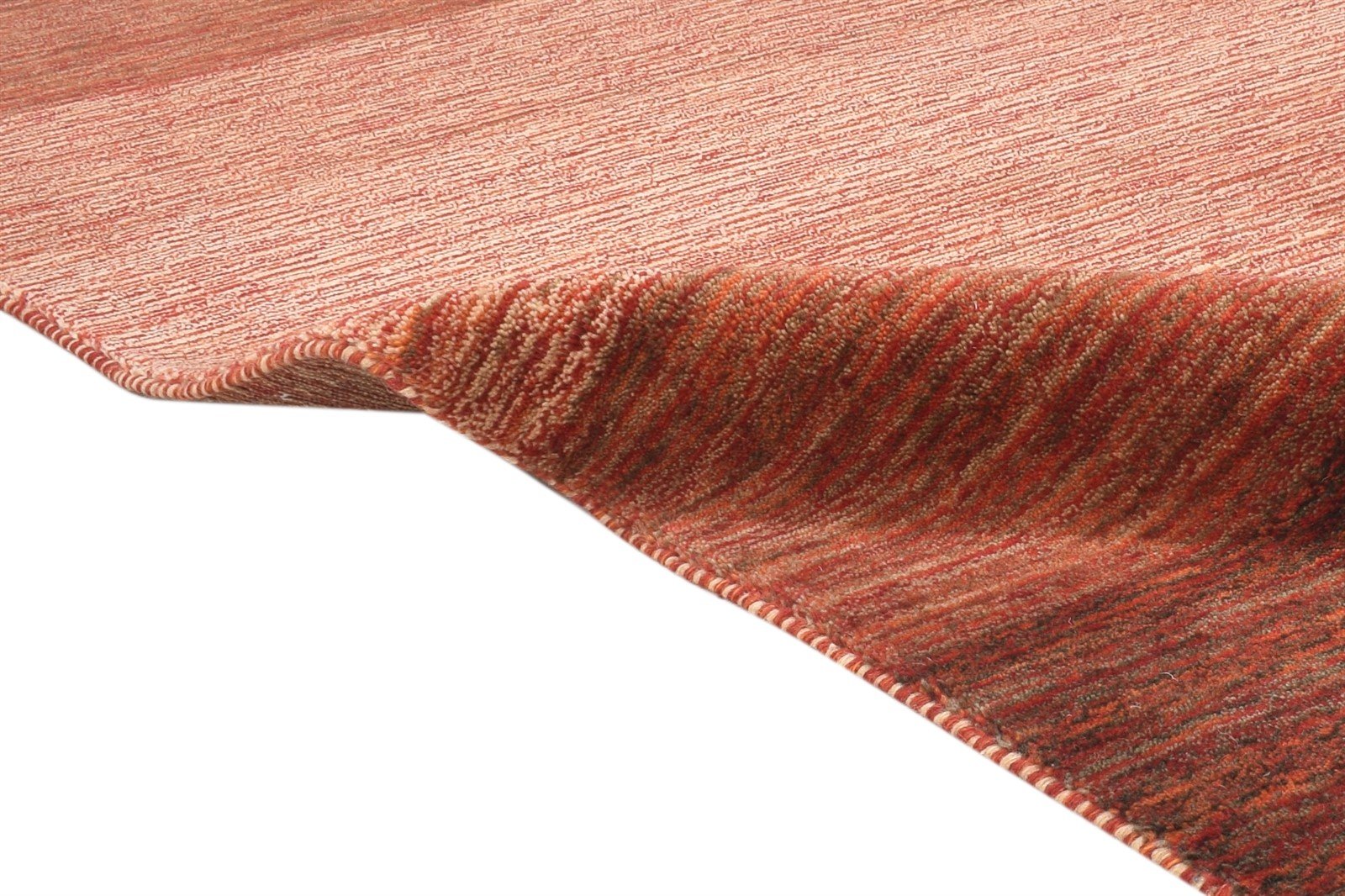 4' X 6' Rug Wool Rust Persian Handloom Gabbeh Striped Room Size Carpet 7864881184917