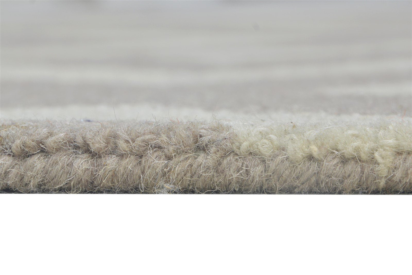 4' X 6' Rug Wool Sand Modern Hand Tufted Scandinavian Geometric Room Size Carpet 7864296276117