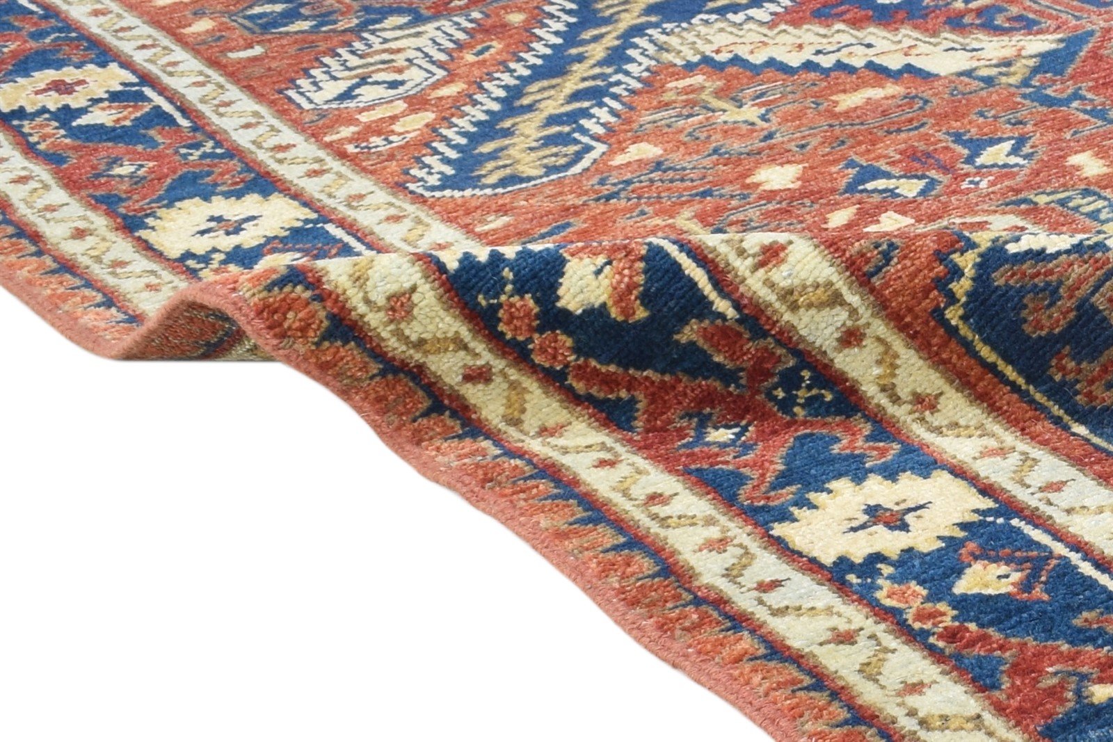 4' X 8' Rug Wool Red Persian Hand Knotted Kazak Oriental Room Size Runner 7864998035605