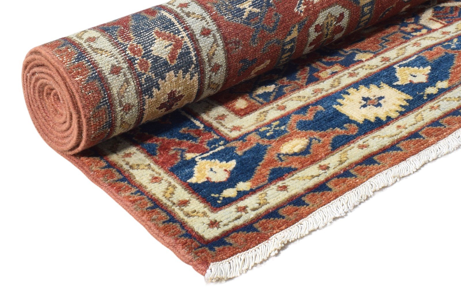 4' X 8' Rug Wool Red Persian Hand Knotted Kazak Oriental Room Size Runner 7864998035605