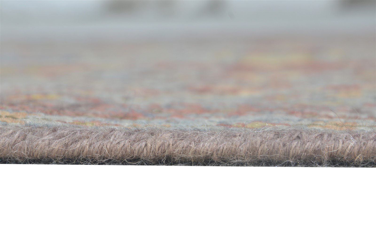 4X5 Rug Wool Wine Persian Hand Knotted Heriz-Indian Oriental Room Size Carpet 7865120882837