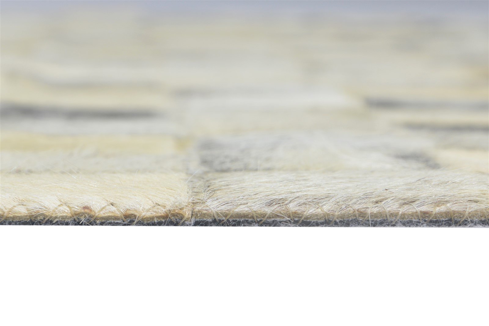 4X6 Rug Leather Beige Modern Flatweave Scandinavian Geometric Room Size Carpet 7864583618709
