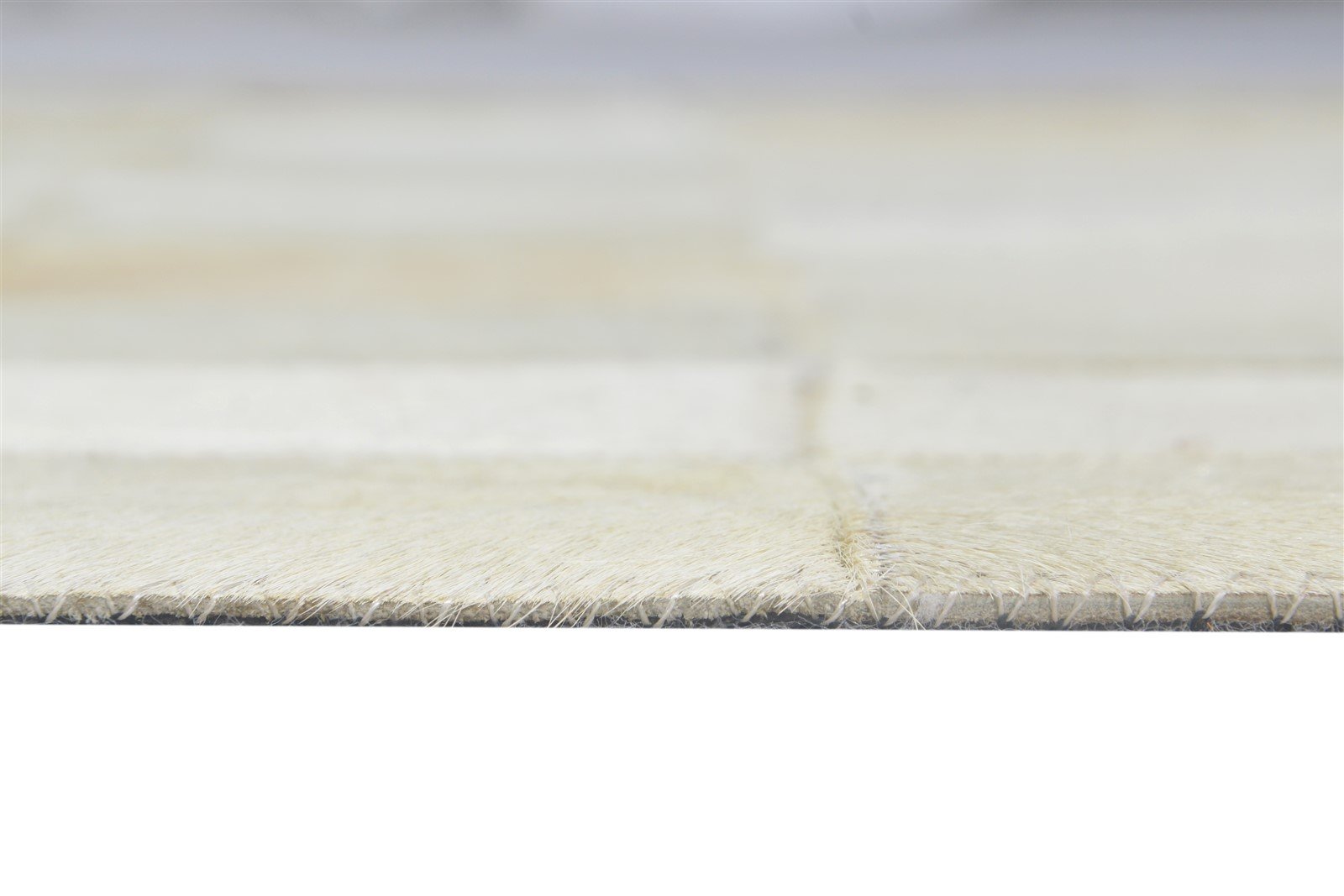 4X6 Rug Leather Ivory Modern Flatweave Scandinavian Geometric Room Size Carpet 7864582766741