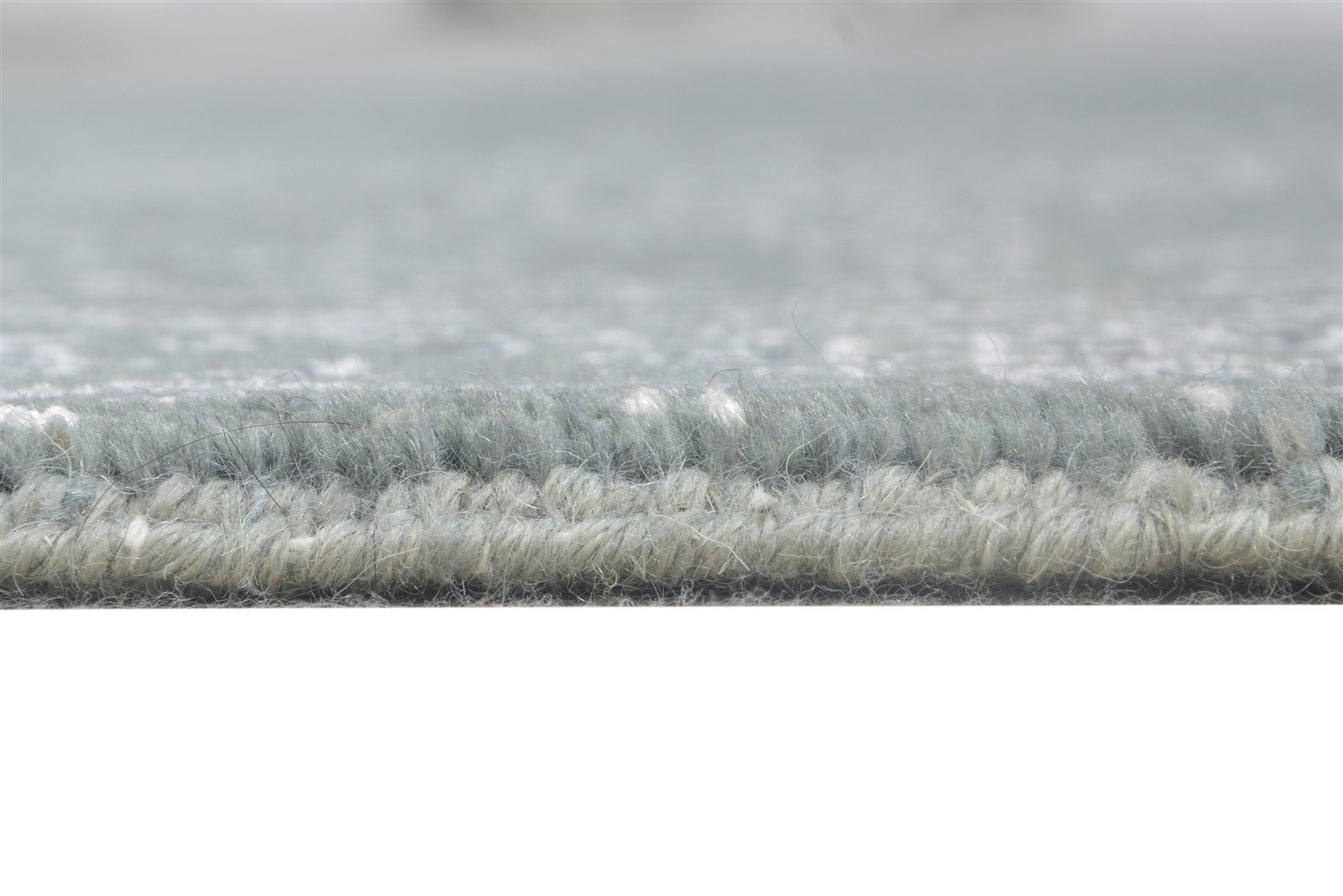 4X6 Rug Wool / Silk Grey Modern Hand Knotted Oriental Abstract Room Size Carpet 7864593023125