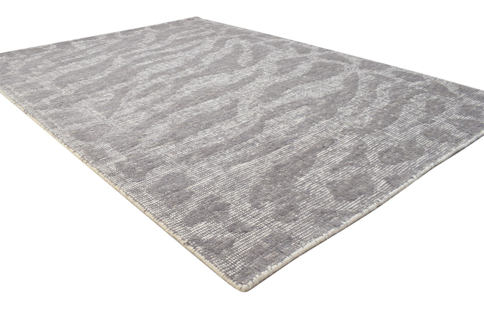 5' X 6' Rug Wool Brown Modern Handloom Scandinavian Abstract Room Size Carpet 7864152227989