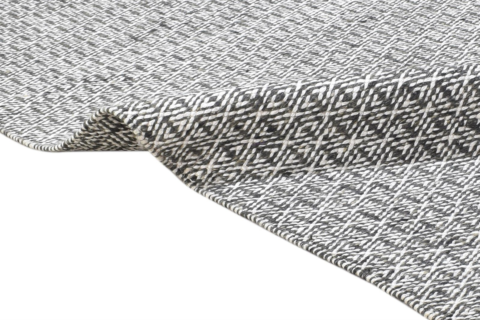 5' X 7' Rug Silk Grey Modern Dhurrie Scandinavian Solid Room Size Carpet 7864482005141