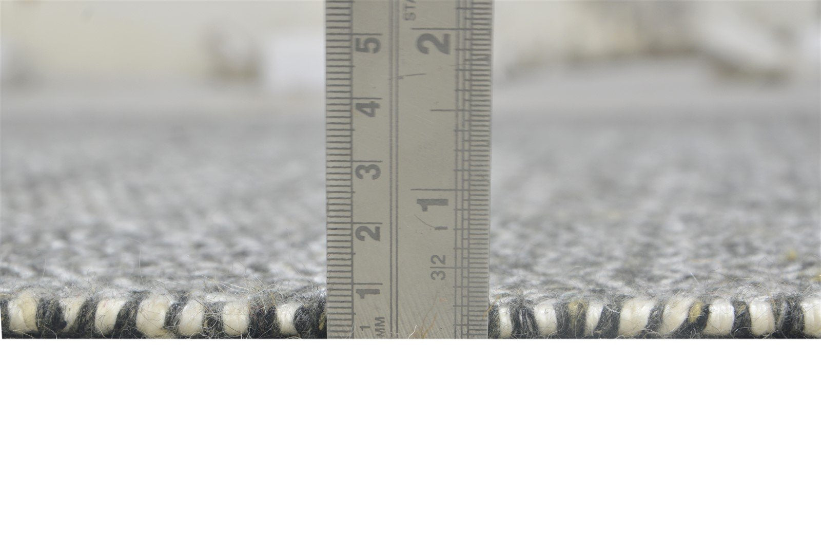 5' X 7' Rug Silk Grey Modern Dhurrie Scandinavian Solid Room Size Carpet 7864482005141