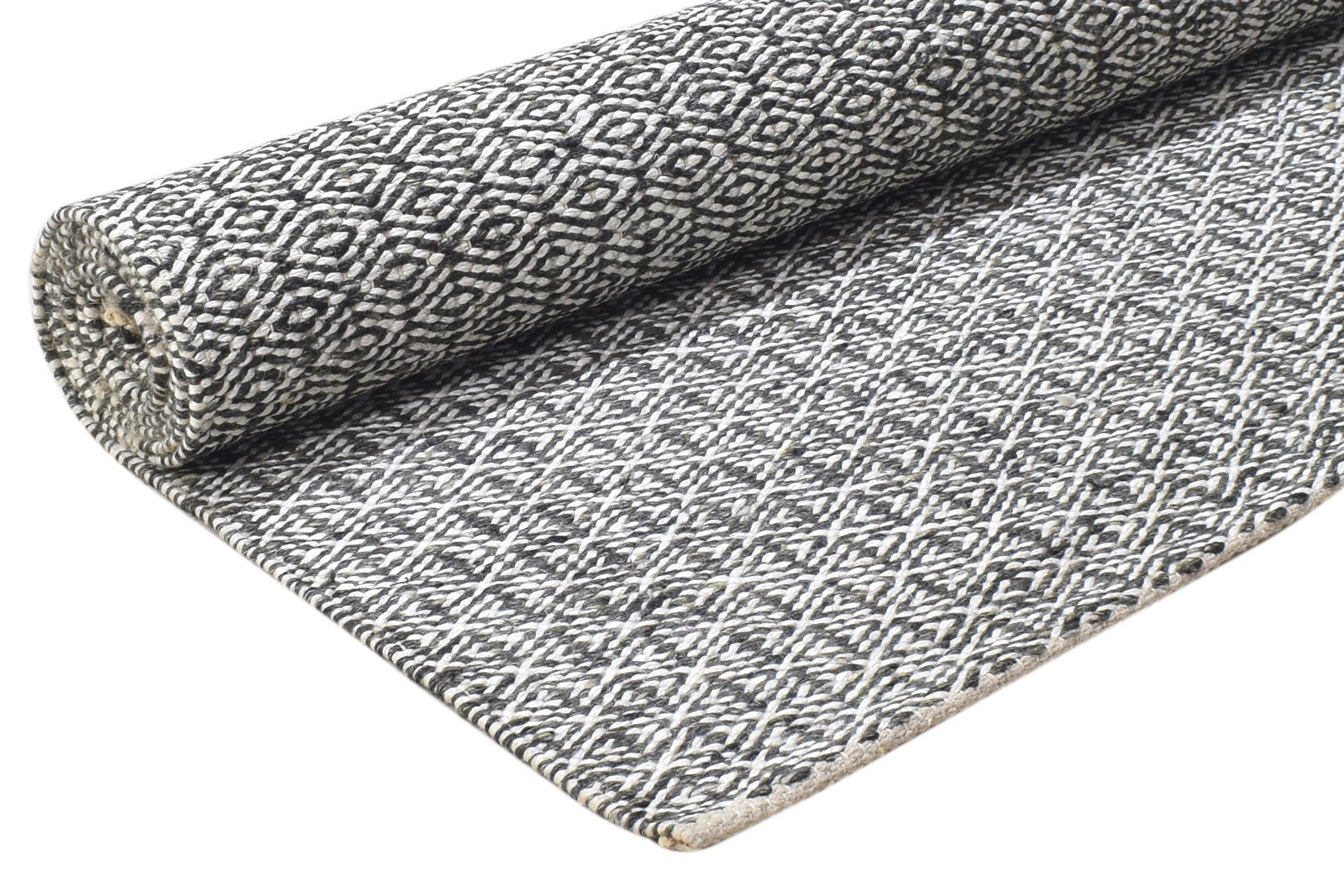5' X 7' Rug Silk Grey Modern Dhurrie Scandinavian Solid Room Size Carpet 7864482005141