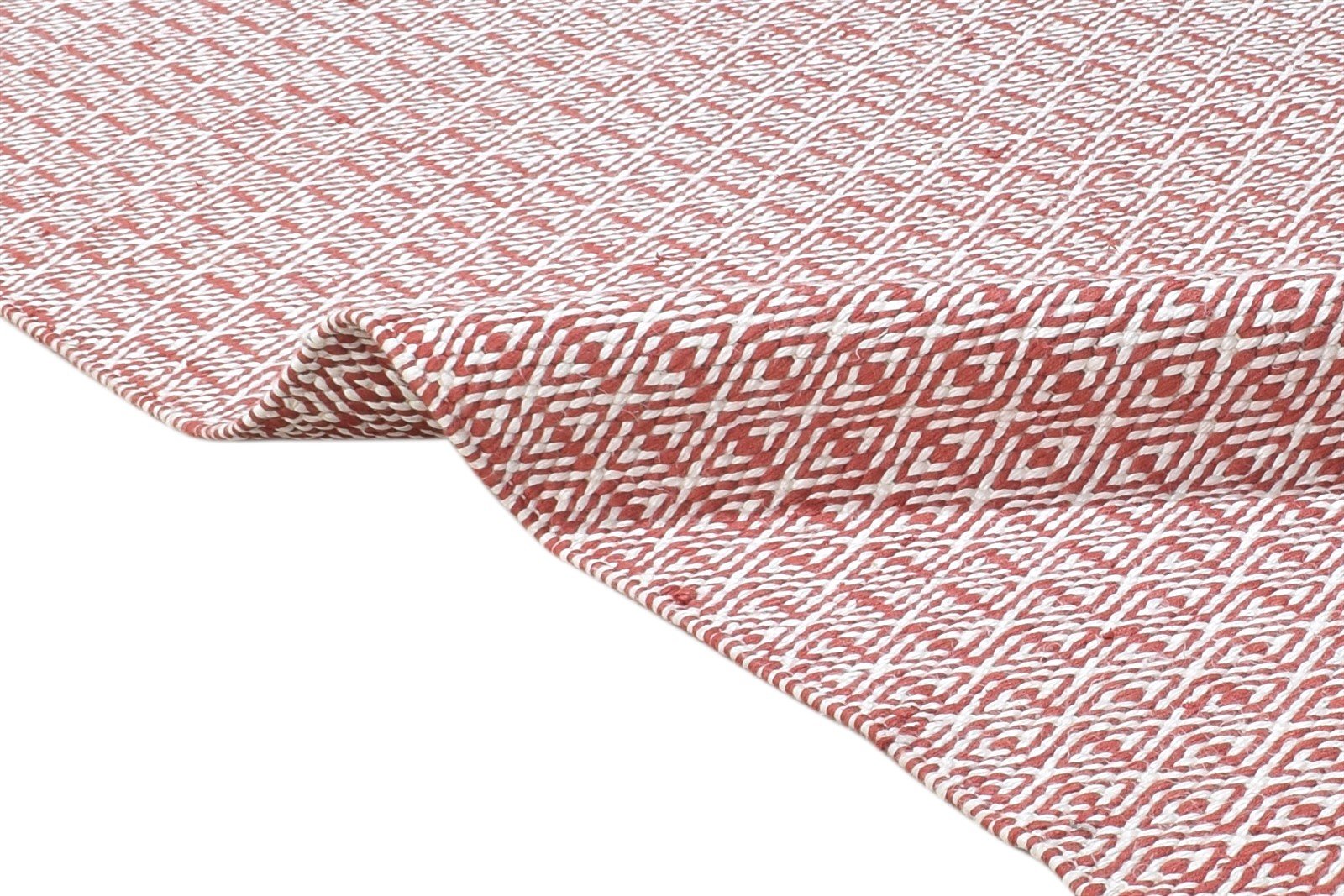 5' X 7' Rug Silk Pink Modern Dhurrie Scandinavian Trellis Room Size Carpet 7864485642389