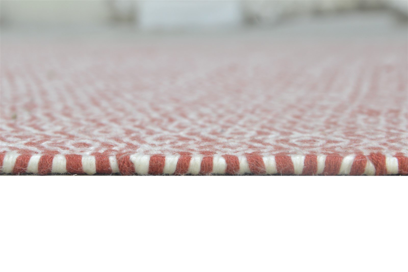 5' X 7' Rug Silk Pink Modern Dhurrie Scandinavian Trellis Room Size Carpet 7864485642389