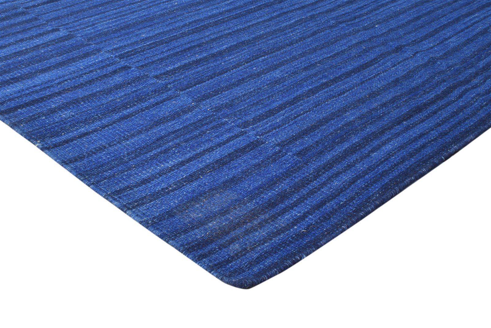 Cherianne 5' X 7' Rug Wool Blue Modern Dhurrie Bohemian Abstract 7865191334037
