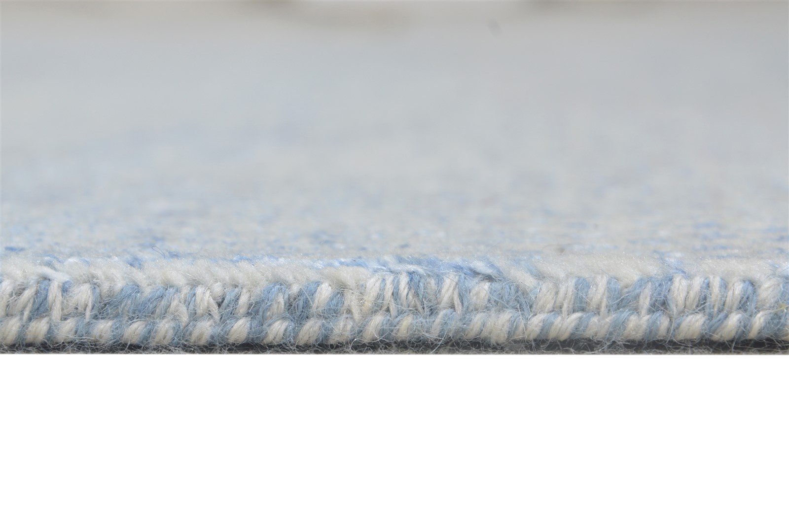5' X 7' Rug Wool Blue Modern Hand Knotted Agra Grass Trellis Room Size Carpet 7864611471509