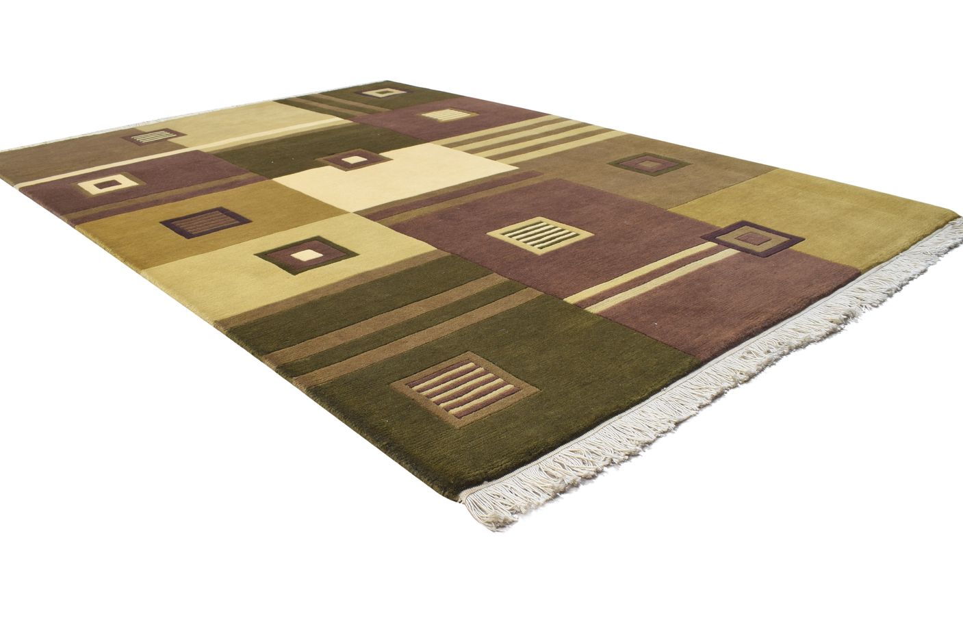 5' X 7' Rug Wool Brown Persian Hand Knotted Gabbeh Tribal Room Size Carpet 7864892915861