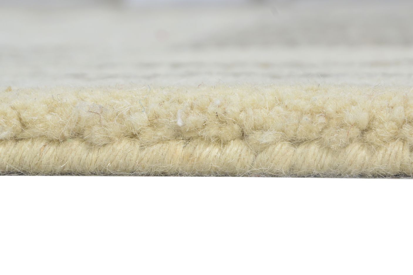 5' X 7' Rug Wool Cream Modern Tufted Scandinavian Abstract Room Size Carpet 7865009406101