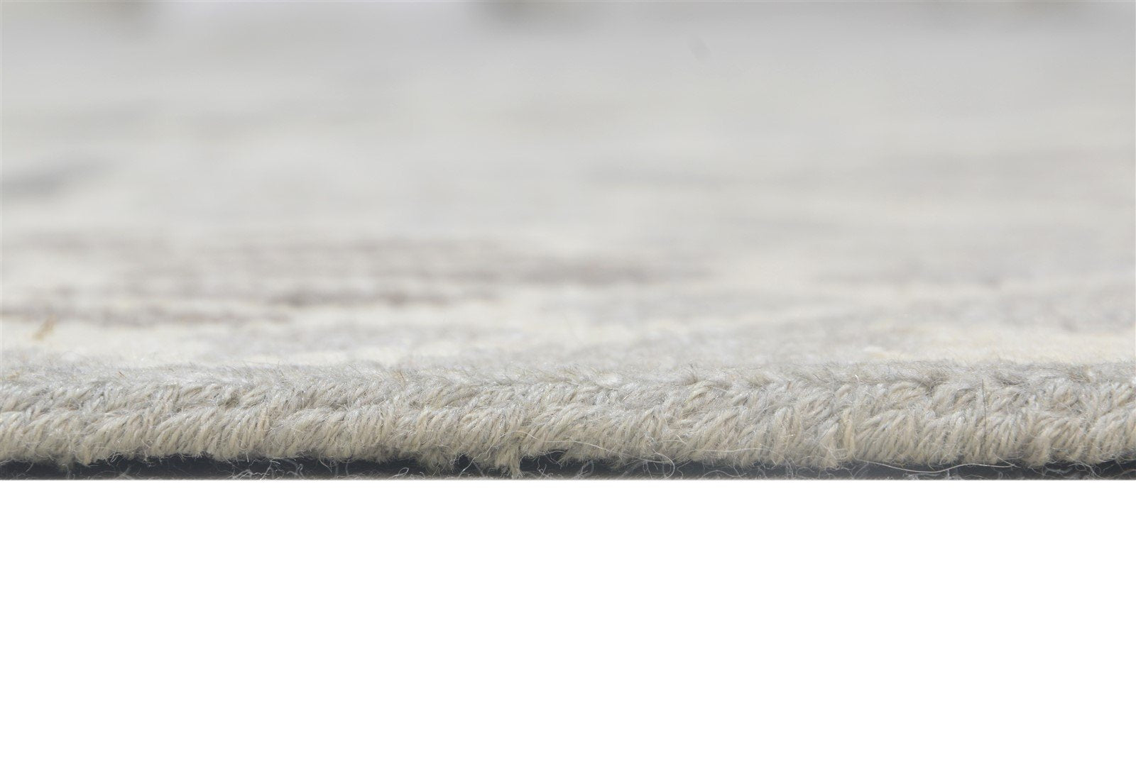 5' X 7' Rug Wool Grey Modern Hand Knotted Moroccan Damask Room Size Carpet 7864513265813