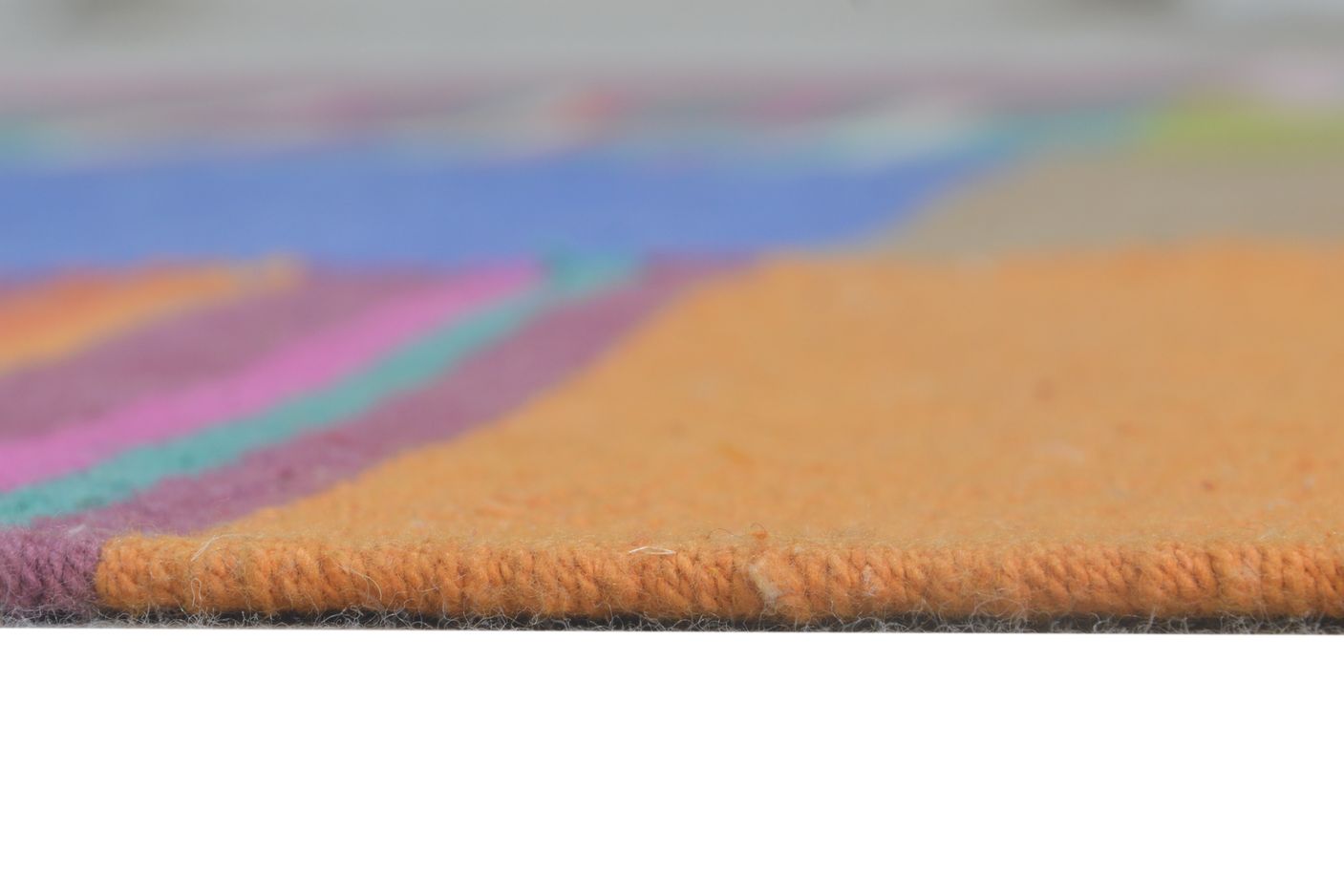 5' X 7' Rug Wool Multi Color Modern Dhurrie Bohemian Abstract Room Size Carpet 7865194414229