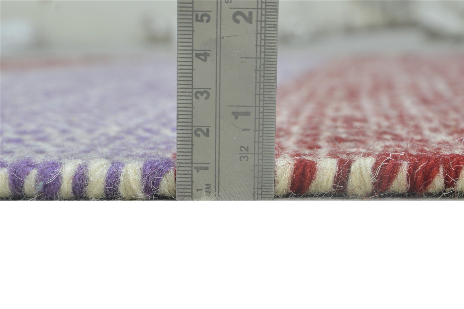 5' X 7' Rug Wool Multi Color Modern Dhurrie Bohemian Striped Room Size Carpet 7864487510165