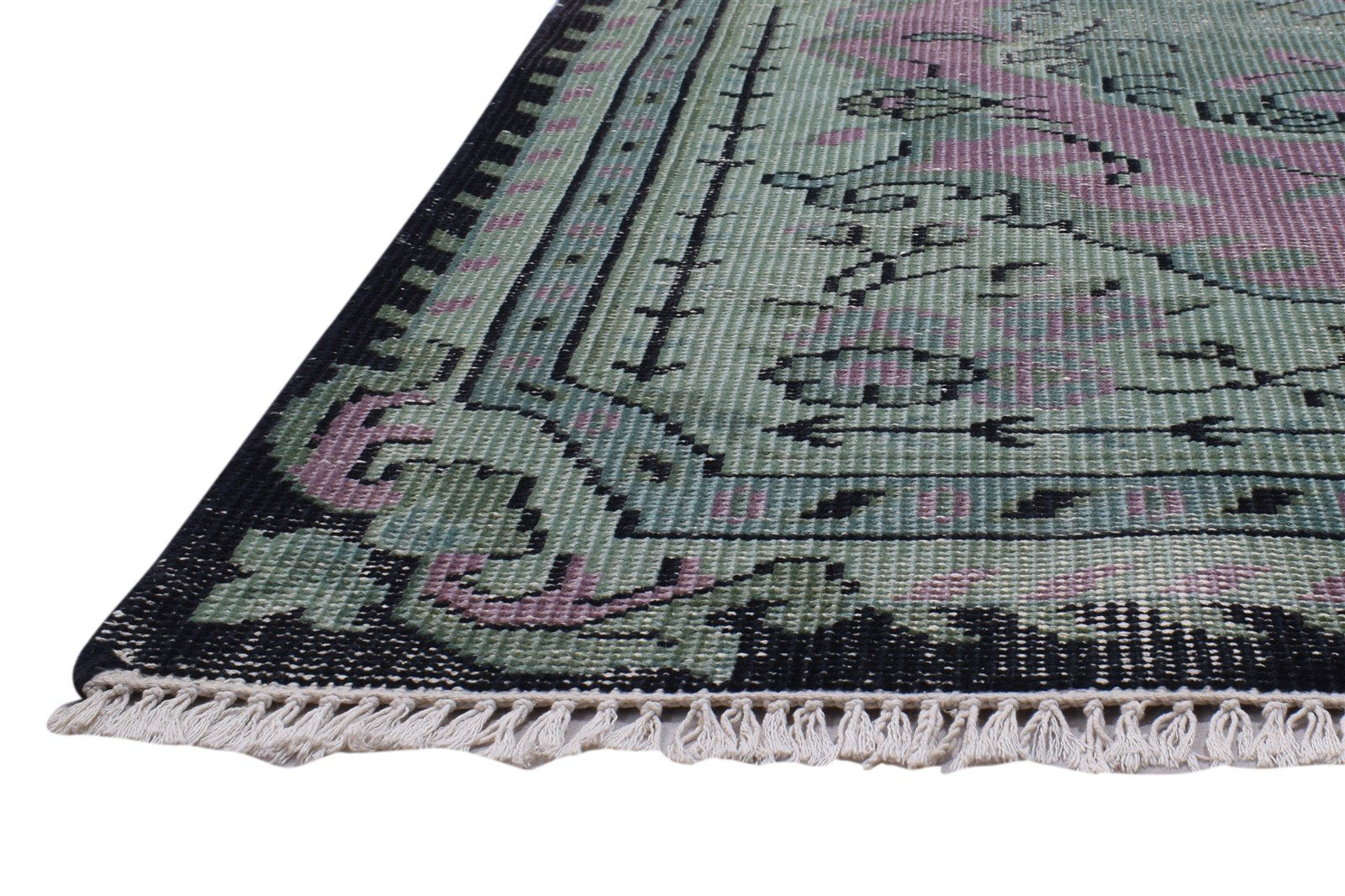 5' X 7' Rug Wool Purple Persian Hand Knotted Kashan Oriental Room Size Carpet 7864088526997
