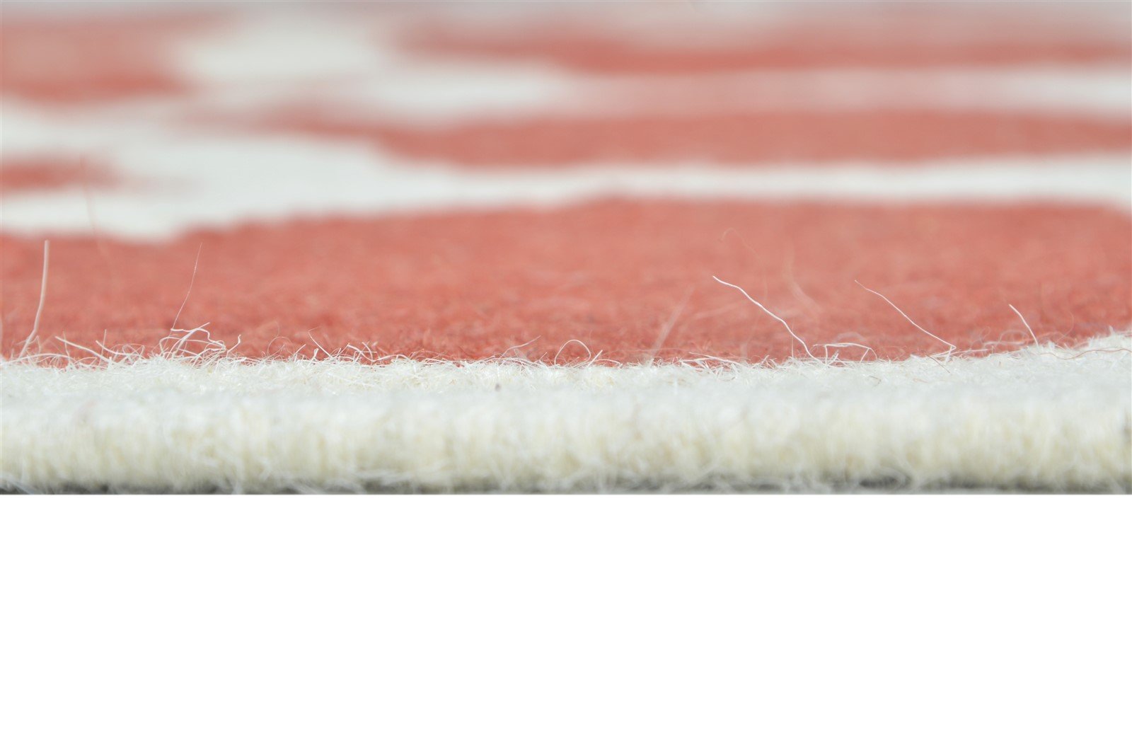 5' X 7' Rug Wool Red Modern Dhurrie Moroccan Trellis Room Size Carpet 7864392581269