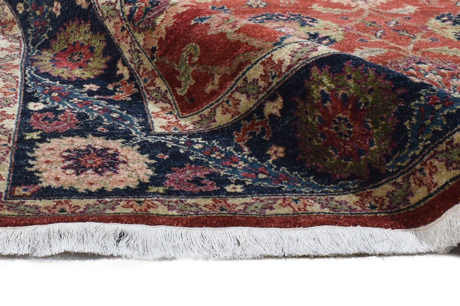 5' X 7' Rug Wool Red Persian Hand Knotted Kashan Oriental Room Size Carpet 7864321835157