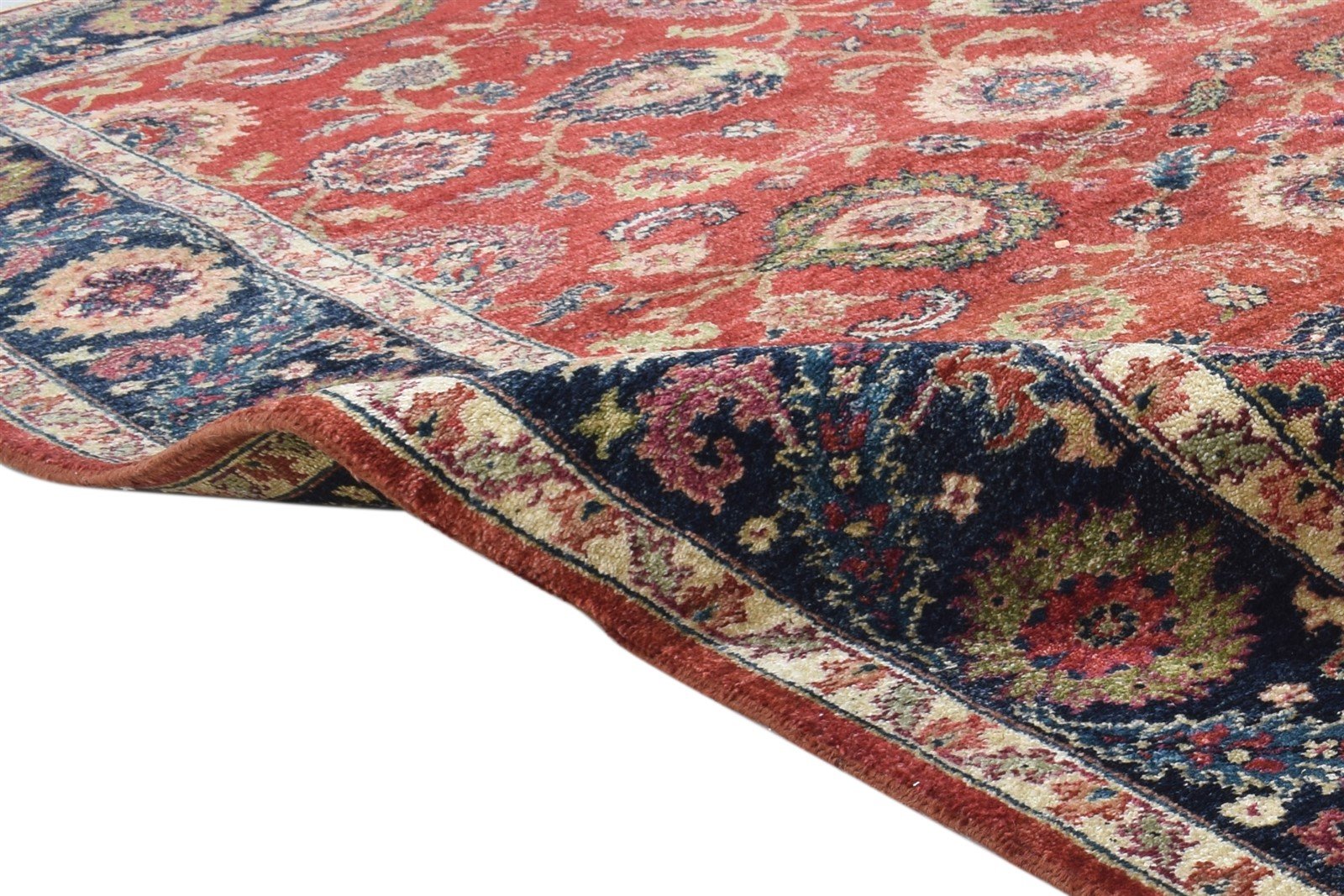 5' X 7' Rug Wool Red Persian Hand Knotted Kashan Oriental Room Size Carpet 7864321835157