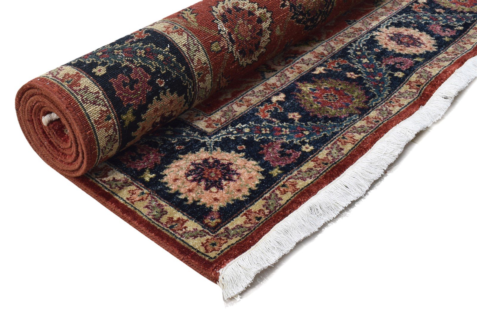 5' X 7' Rug Wool Red Persian Hand Knotted Kashan Oriental Room Size Carpet 7864321835157