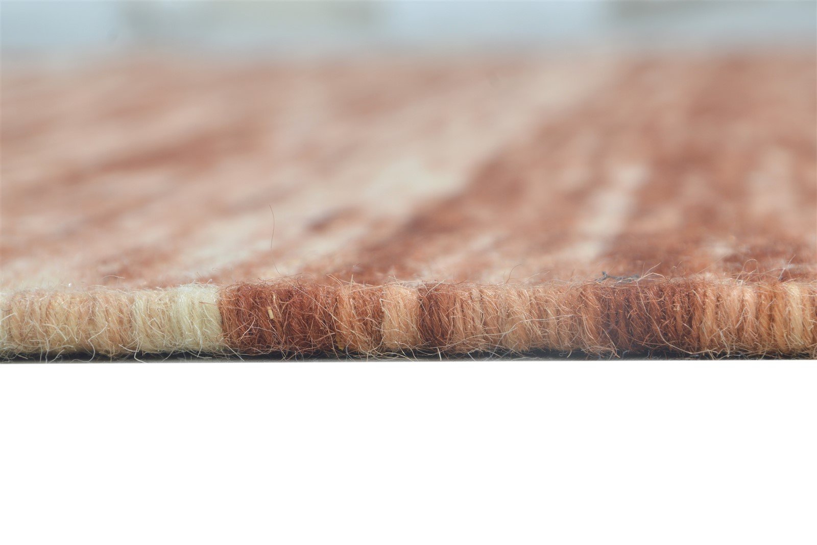 5' X 7' Rug Wool Rust Modern Dhurrie Scandinavian Stars Room Size Carpet 7864151376021