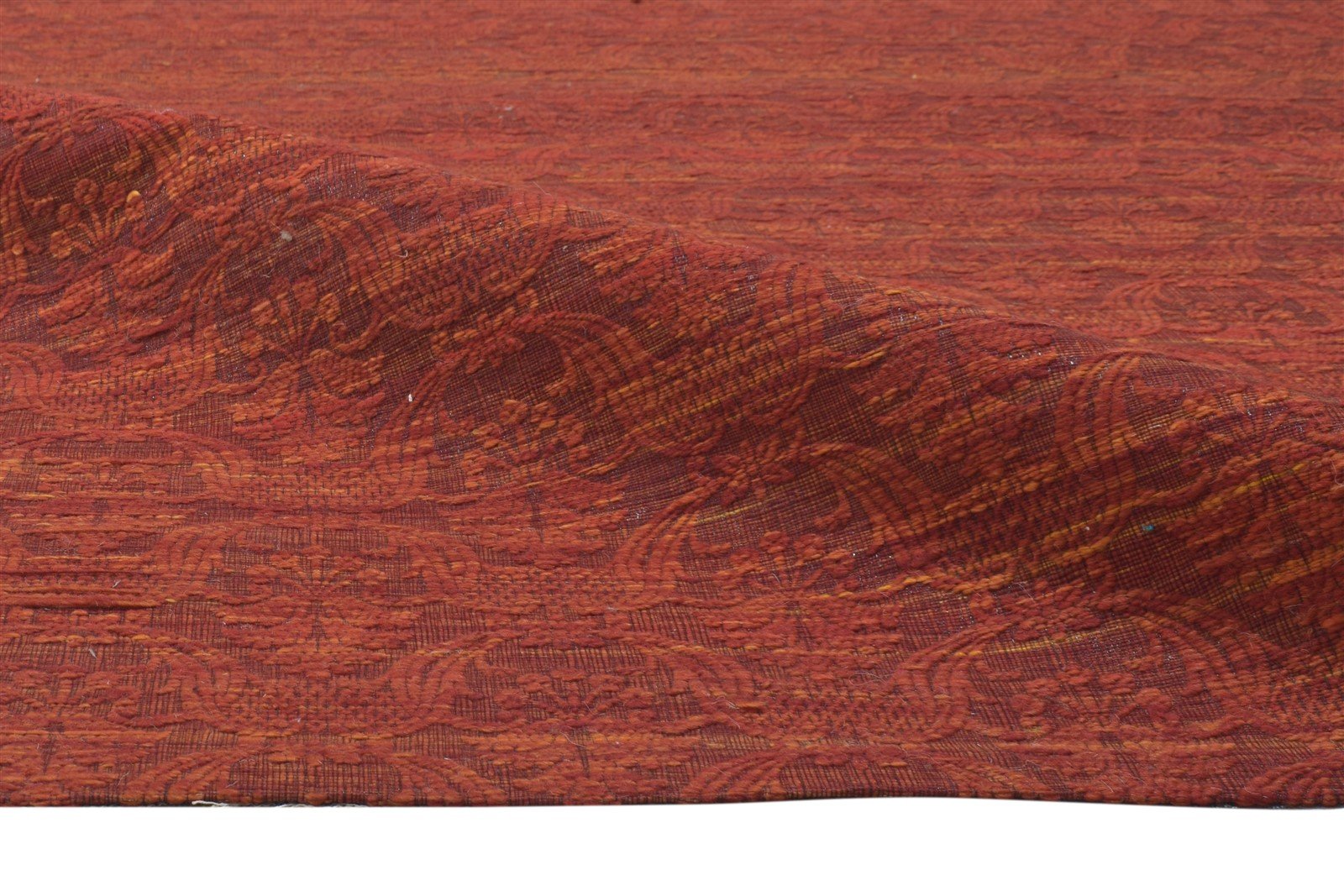 5' X 7' Rug Wool / Silk Red Modern Jacquard Loom French Damask Room Size Carpet 7864179097749