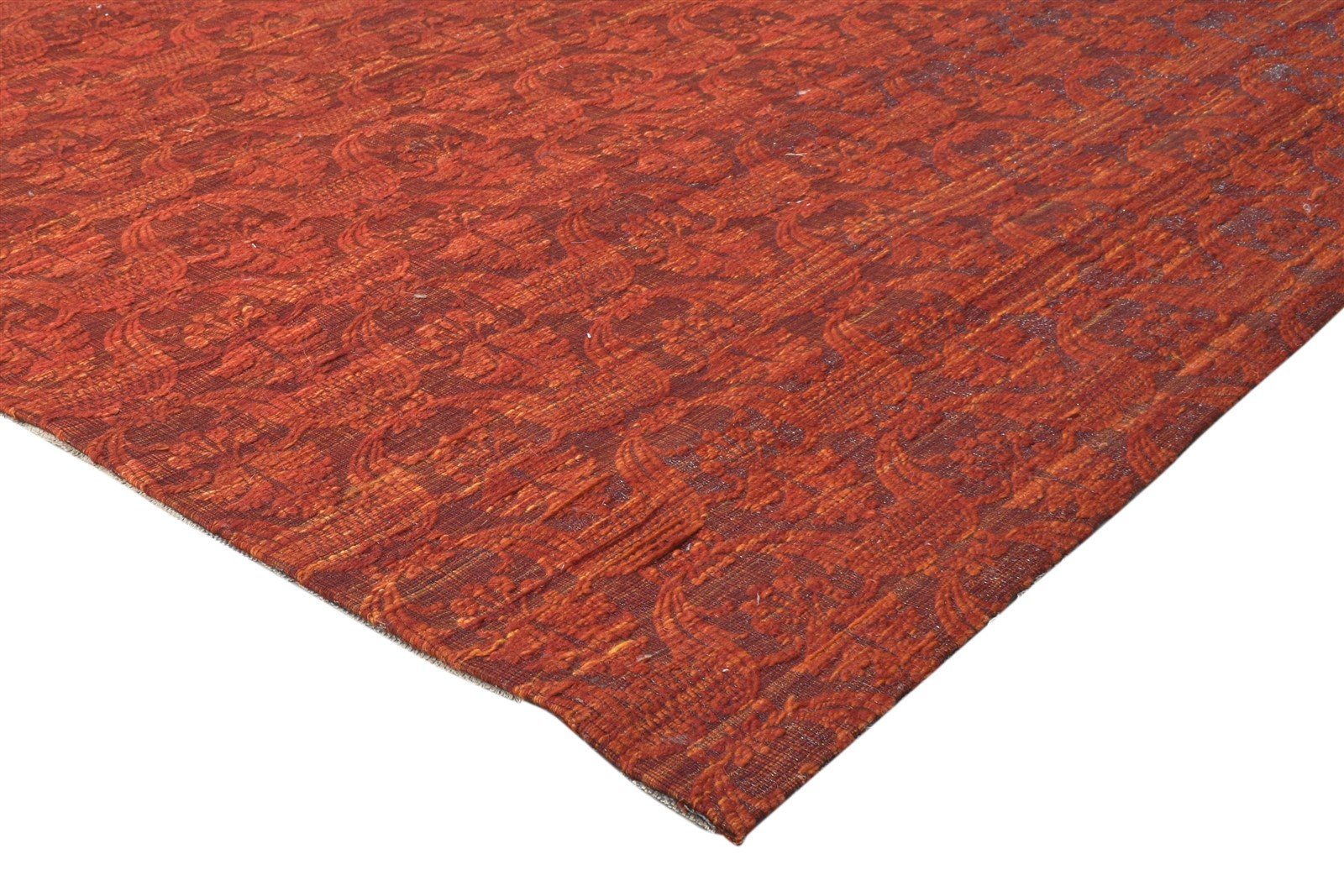5' X 7' Rug Wool / Silk Red Modern Jacquard Loom French Damask Room Size Carpet 7864179097749